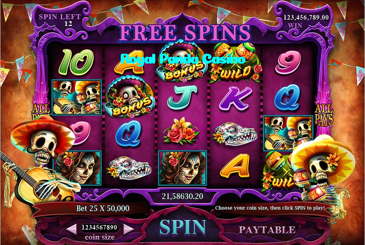 available types of Royal Panda Casino bet including pre-match live express and system bets